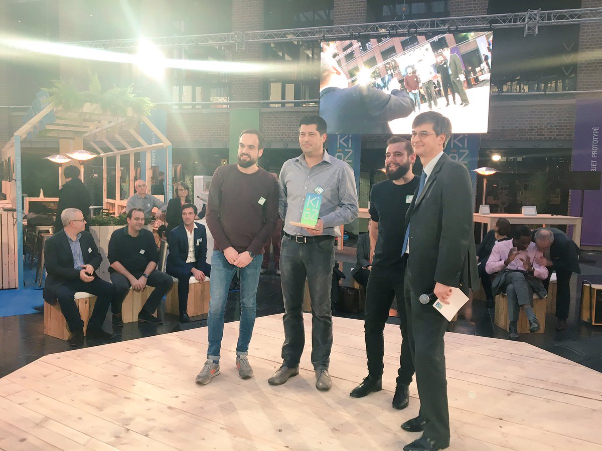 Vous avez été des milliers à voter pour le Prix du Public et c'est l'#innovation "CéKoiCeChantier" qui en est récompensée ! 🏆🙌🏻#KioZChallenge