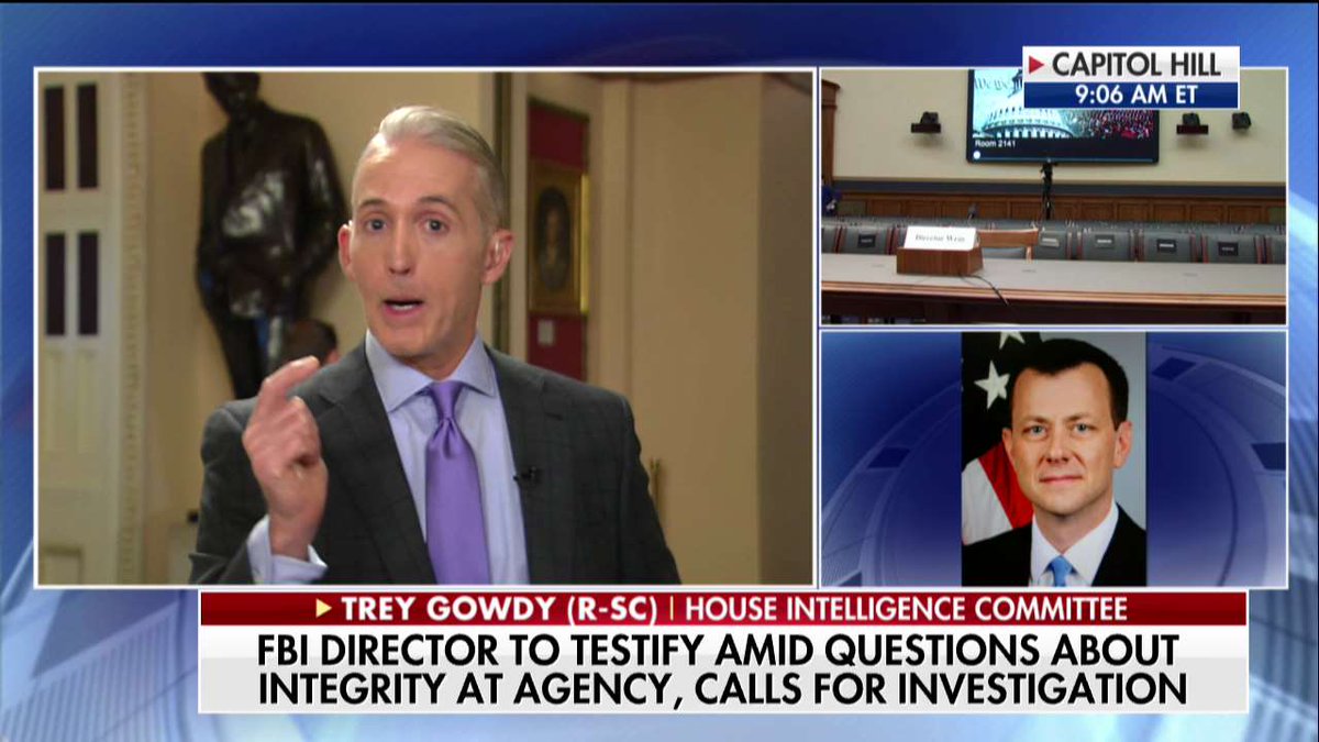 .<a href="/TGowdySC/">Trey Gowdy</a>: "If he had pro-Clinton or anti-Trump bias, what the hell was he doing interviewing <a href="/HillaryClinton/">Hillary Clinton</a>?"