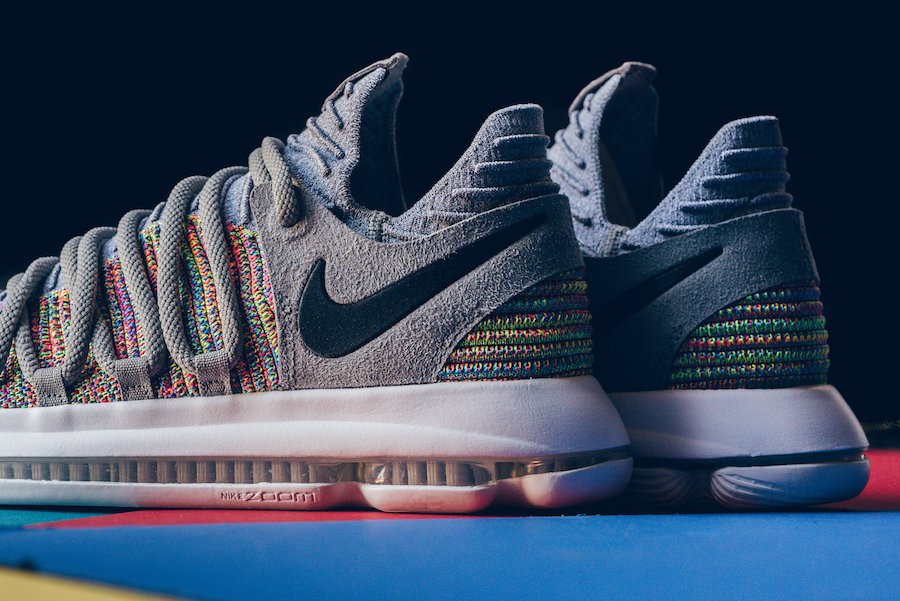 nike zoom kd 10 multicolor