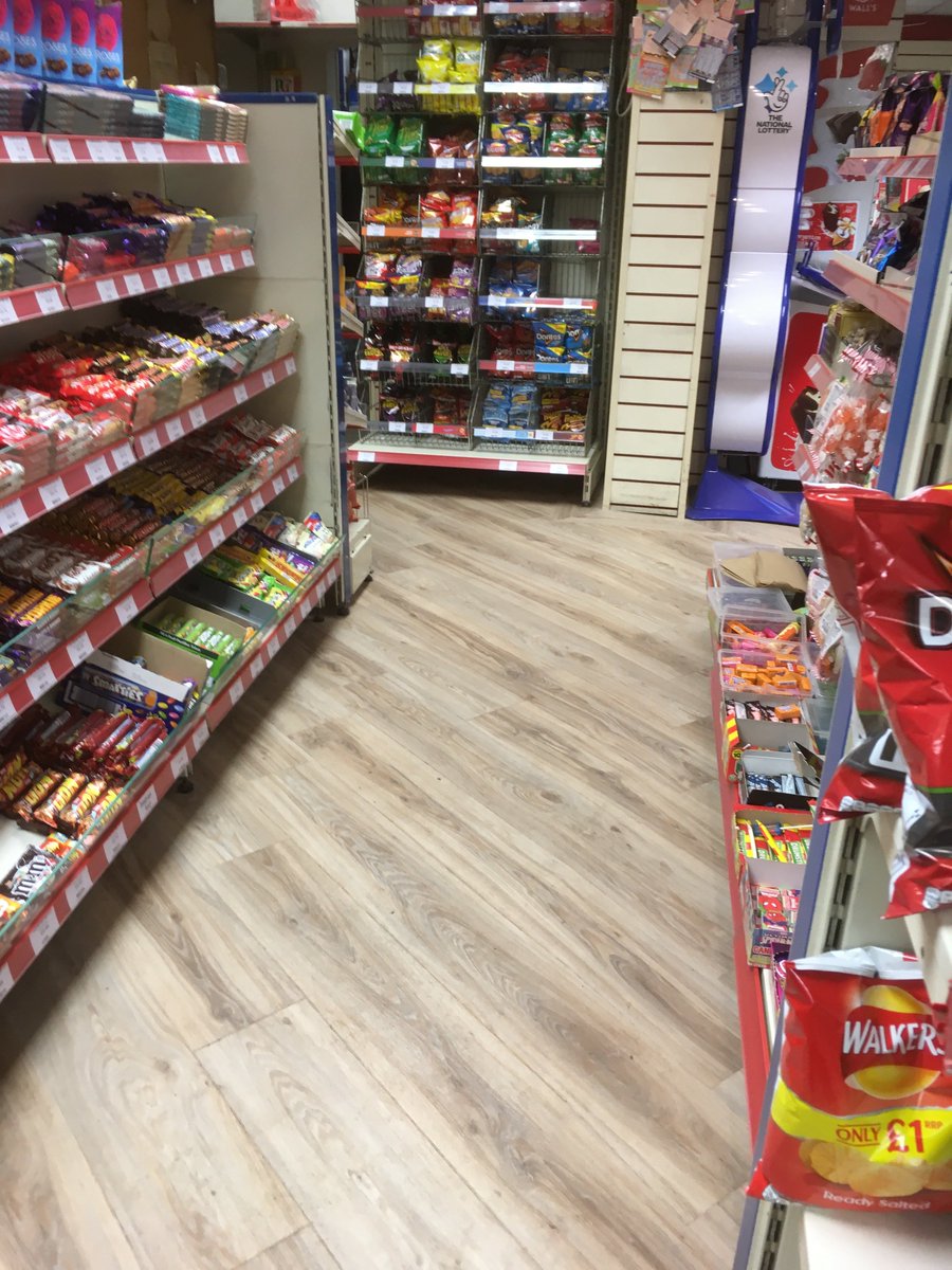 CarpetsPlusNr's tweet photo. New flooring for our local newsagents with #moduleo #transformdryback #flooringnorwich #LVT #carpetsplus #Norwich https://t.co/C38brYBr9T