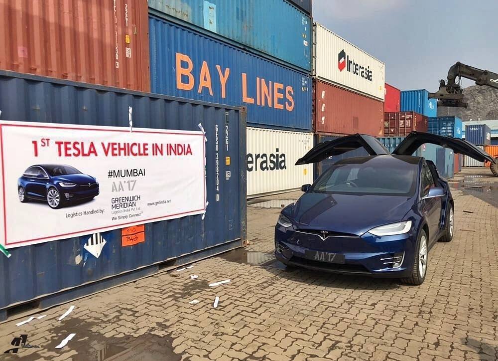 Cartellers On Twitter Indias First Ever Tesla Has Landed