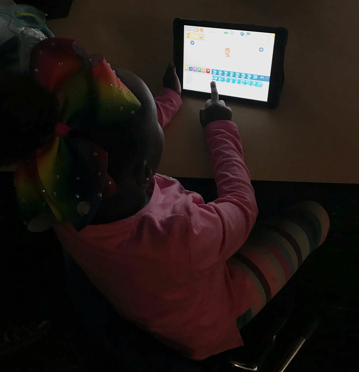 MrsLuceWNES's tweet photo. K’s participating in the #HourofCode ! #anyonecancode #wnes #highland4tomorrow https://t.co/Hy2q5pFCg6