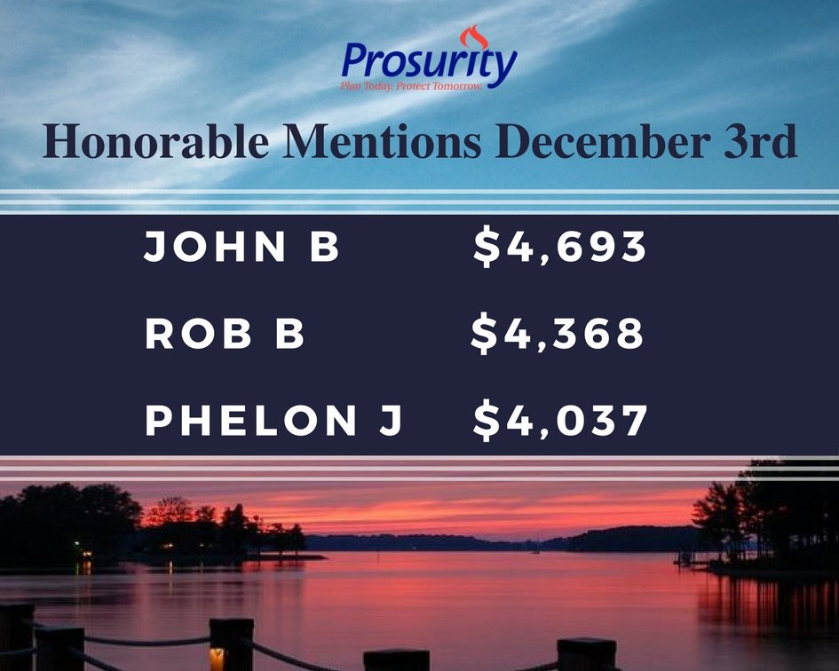 Prosurity's tweet image. These agents know how to prepare for Christmas!