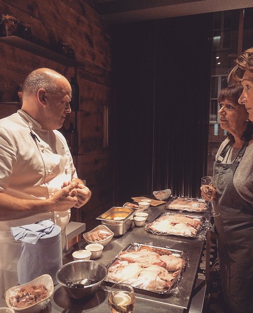Our 'Three Bird Extravaganza' #Masterclass is in full swing &amp; the guests are loving it. #festivefun 🎄🍴👌🏻