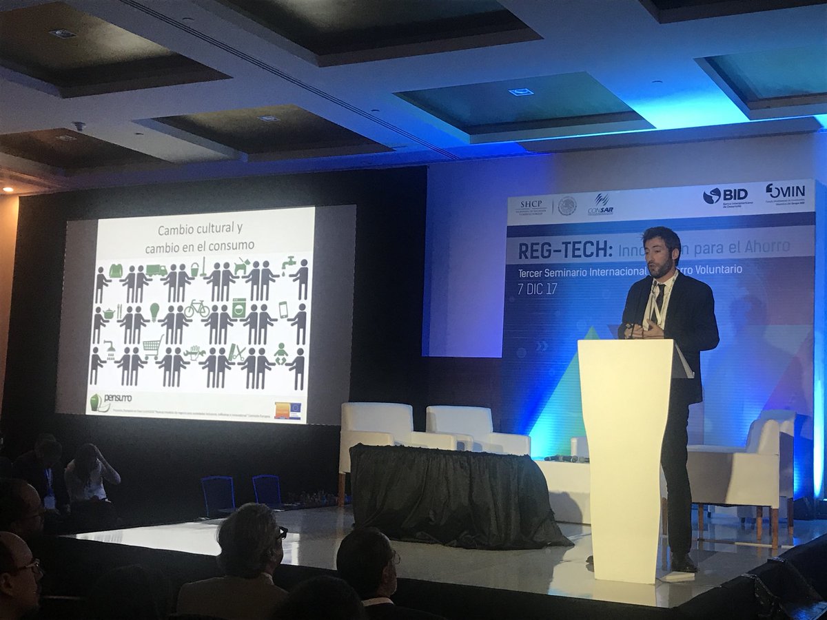 CONSAR_mx's tweet photo. Ignacio Forastieri nos habla de @Pensumo un nuevo esquema de Ahorro a través del consumo implementado en España #RegTechRevolution #REGTECH https://t.co/mDZk8Iplg1