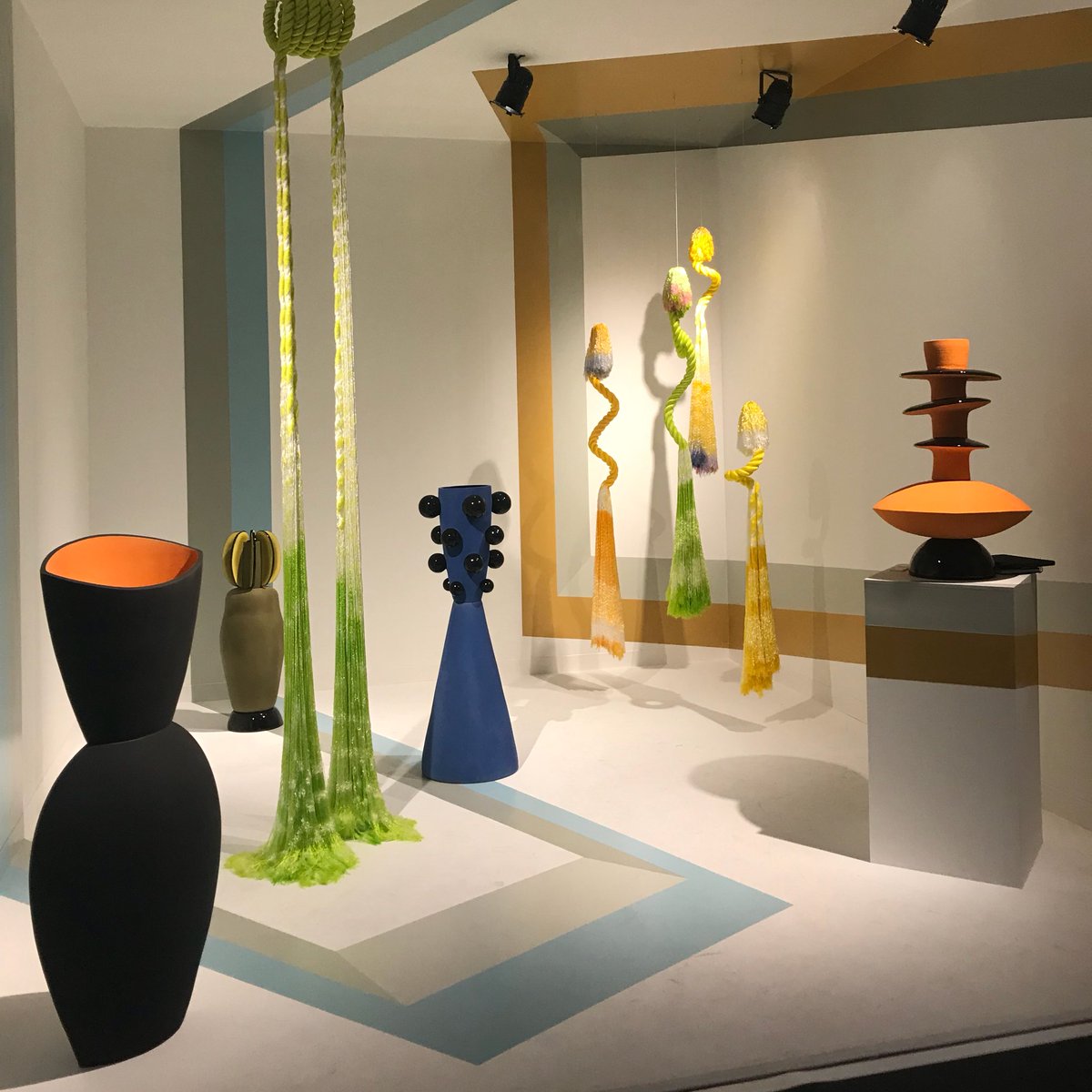 architectmag's tweet photo. More from the #DesignMiami2017 preview: Norwegian craft and eccentricity at #GalleriFormatOslo’s booth, with work by Elizabeth Von Krogh and others. —IV https://t.co/LjpuGaPMCw