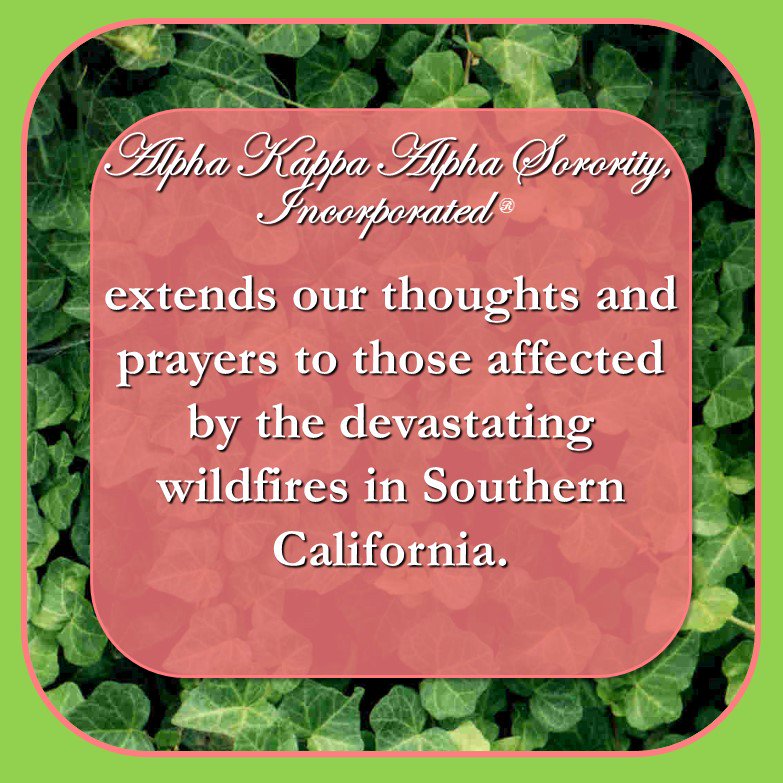 akasorority1908's tweet photo. #AKA1908 #CaliforniaFires https://t.co/h5smQTsQZy