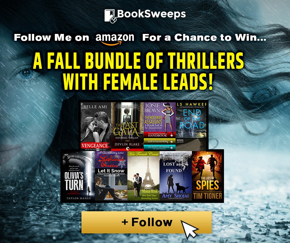 Check out this FAB new giveaway & you could win a brand new eReader & 9 romantic thrillers by some of the best authors out there including bestselling author Belle Ami. bit.ly/femalethriller… #BookSweeps @BookSweeps @BelleAmi5
