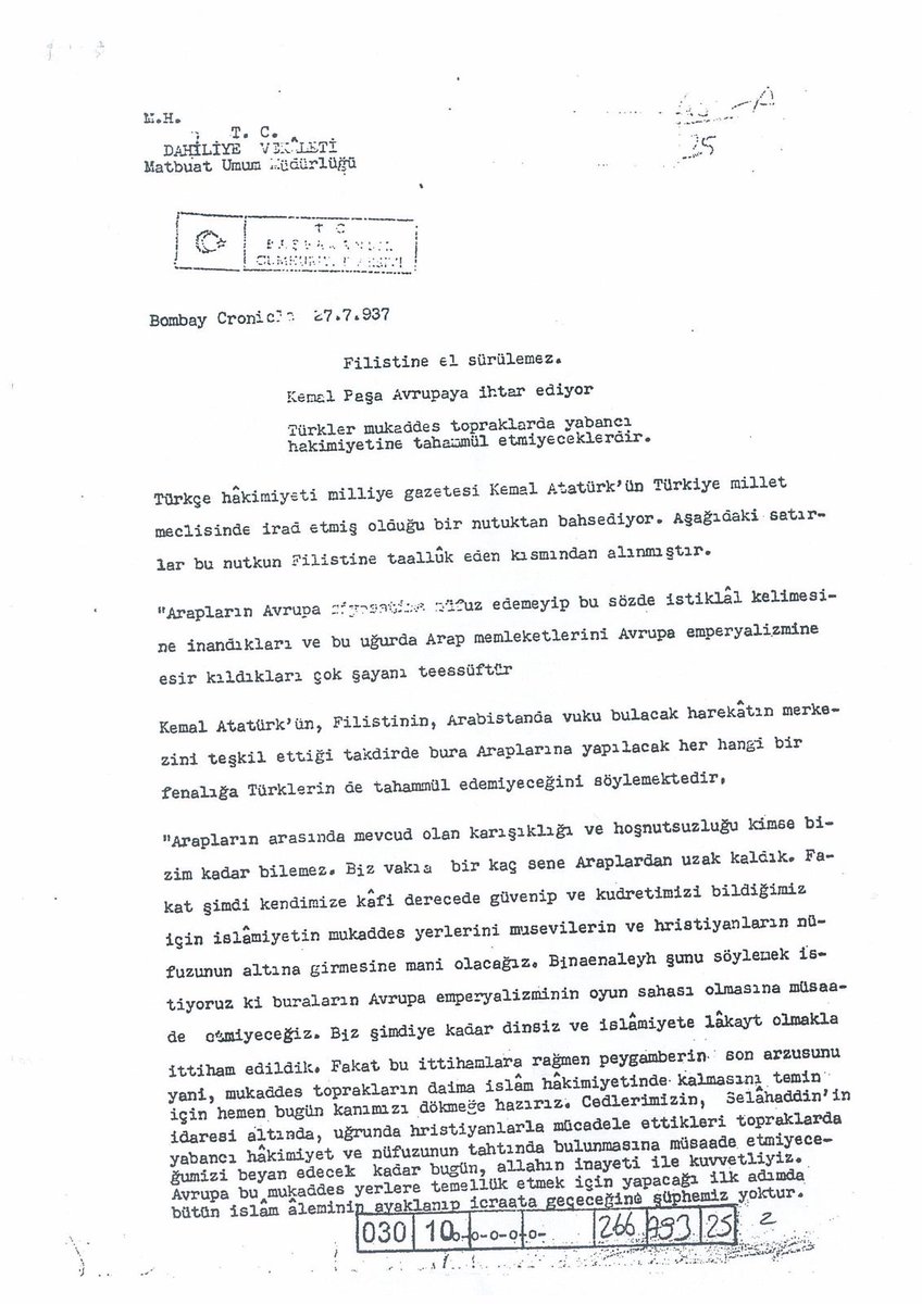 add_genelmerkez's tweet photo. #Kudüs "Filistin'e el sürülemez, Kemal Paşa Avrupaya ihtar ediyor" https://t.co/fTqFBfuDJ9