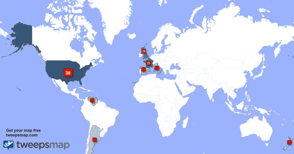 My followers live in 8 countries: USA(41%), France(24%)... tweepsmap.com/!Archphd
Get your free map!