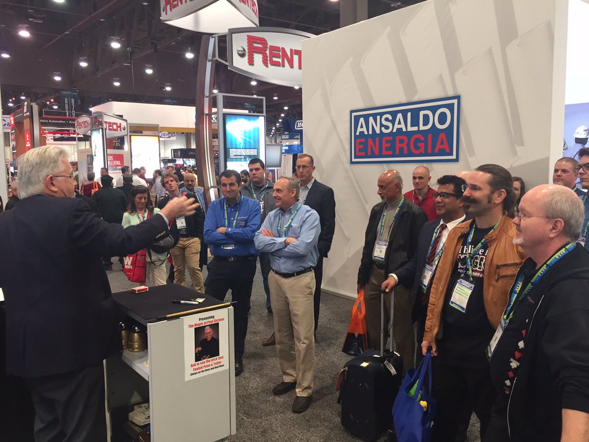 PaulGertner's tweet photo. I'm in Las Vegas this week at #POWERGEN2017 . I'm Performing in the @SystemOne_Jobs Exhibit for the 5th year in a row. Love those repeat clients. https://t.co/GDTCuhRIU1