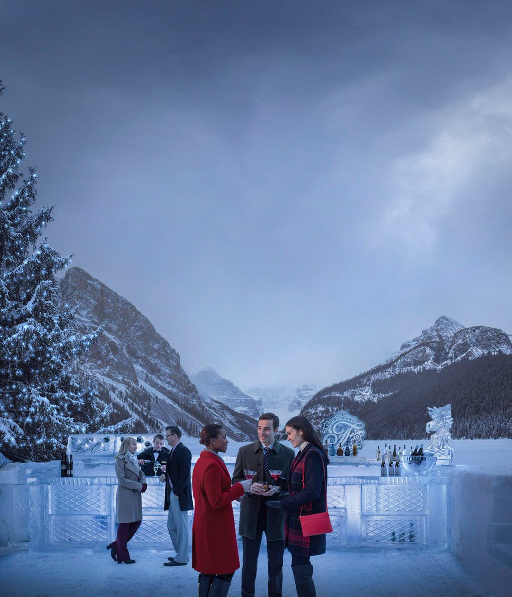 FairmontCLL's tweet photo. Guess what’s opening on December 15th at noon! Join us for a beverage this winter at our Ice Bar. #welovewinter #lakelouise #canada https://t.co/gTiWDT9F51