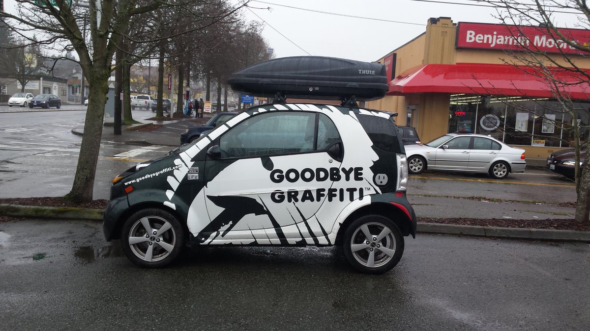 GGSeattle's tweet photo. Goodbye Graffiti Seattle reinvents its electric vehicle fleet. https://t.co/P3LxvRorqu https://t.co/jTQHm0zzyj