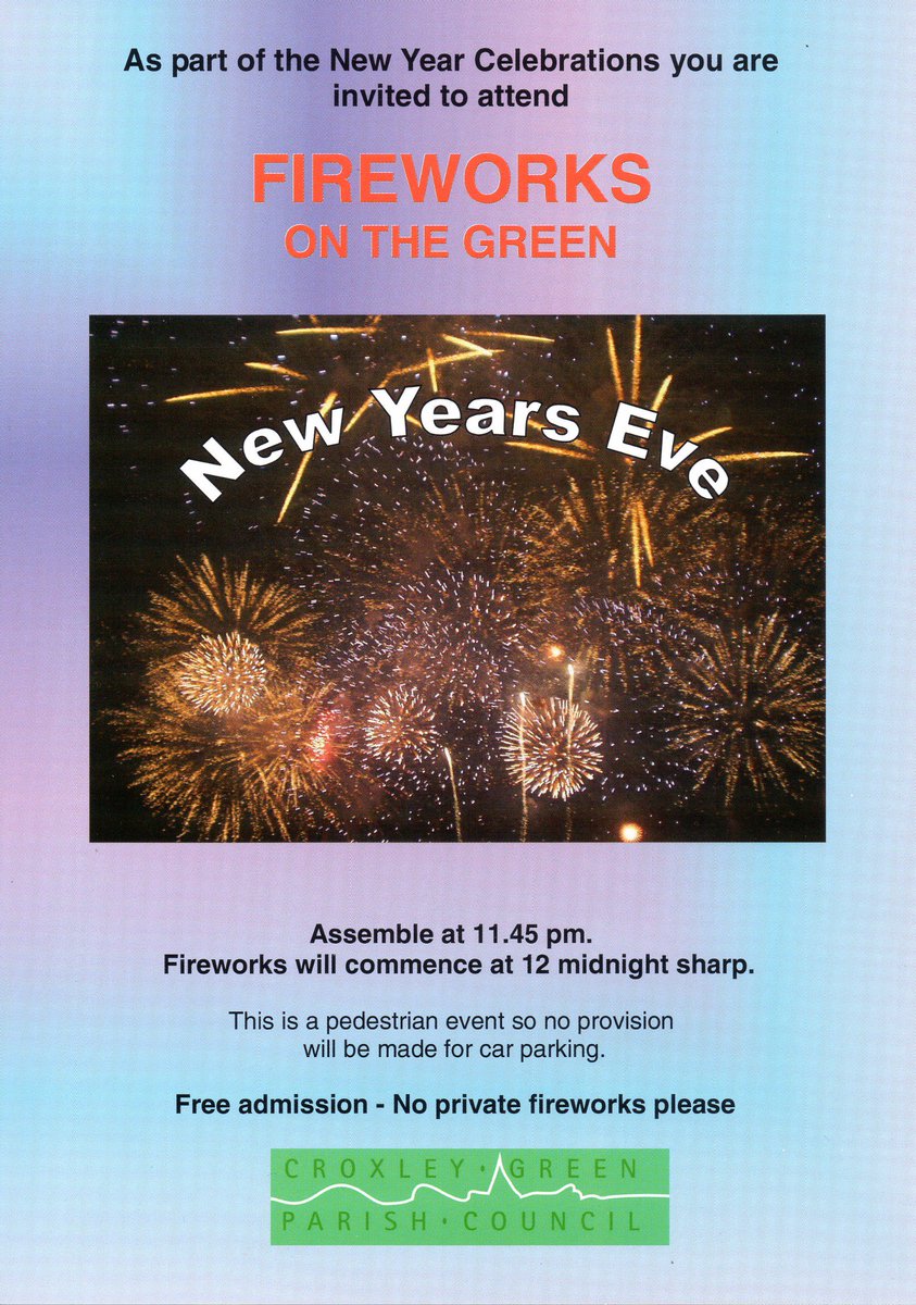 🎆NEW YEAR'S EVE FIREWORKS🎆 croxleygreen-pc.gov.uk/index.php/coun…
