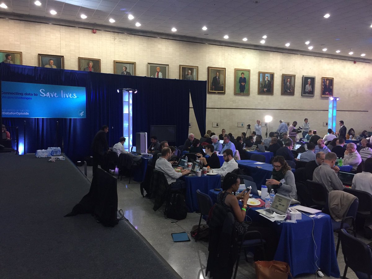 khoney's tweet image. Opioid Code-a-Thon in full swing! #DataforOpioids @HHSCTO @HHSGov 🇺🇸#OpenData #OpenSource #OpenScience #OpenInnovation