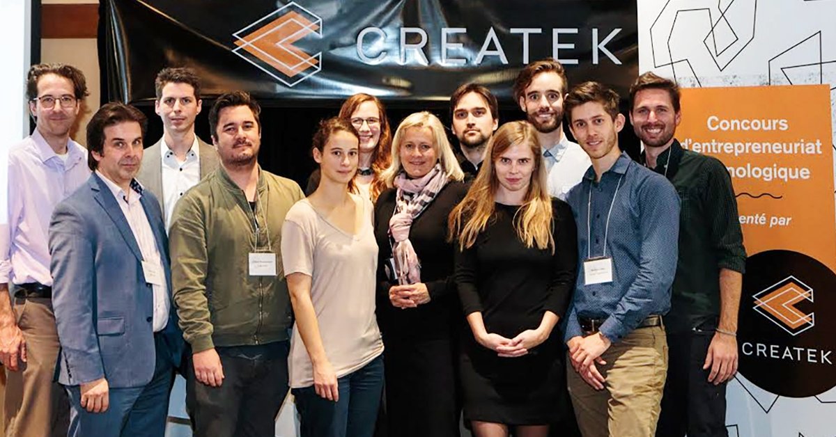 KinovaRobotics's tweet photo. Notre CTO faisait partie du jury pour le Concours Createk 25K, visant à appuyer les étudiants et étudiantes de l' @UdeSherbrooke à développer leur entreprise technologique de rêve. | #tech #innovation #future #MTL #business #startup @MTLINTL @polymtl https://t.co/e5WXbvA8Q8