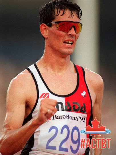 AthleCanada's tweet photo. #ACTBT Aux Jeux olympiques de Barcelone en 1992, Guillaume LeBlanc a remporté la médaille d'argent aux 20 kilomètres. https://t.co/DA1JRzLycR