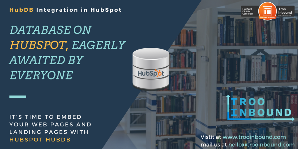 trooinbound's tweet image. Eagerly awaited by everyone, allows developers to create content and embed it in web pages and landing pages
#HubDB #HubSpot #HubSpotBlog #HubSpotCOS #HubSpotExperts #InboundMarketing #TRooInbound #HubSpotLandingPage #LandingPage #PSDtoHubSpot #PSDtoHubSpotLandingPage