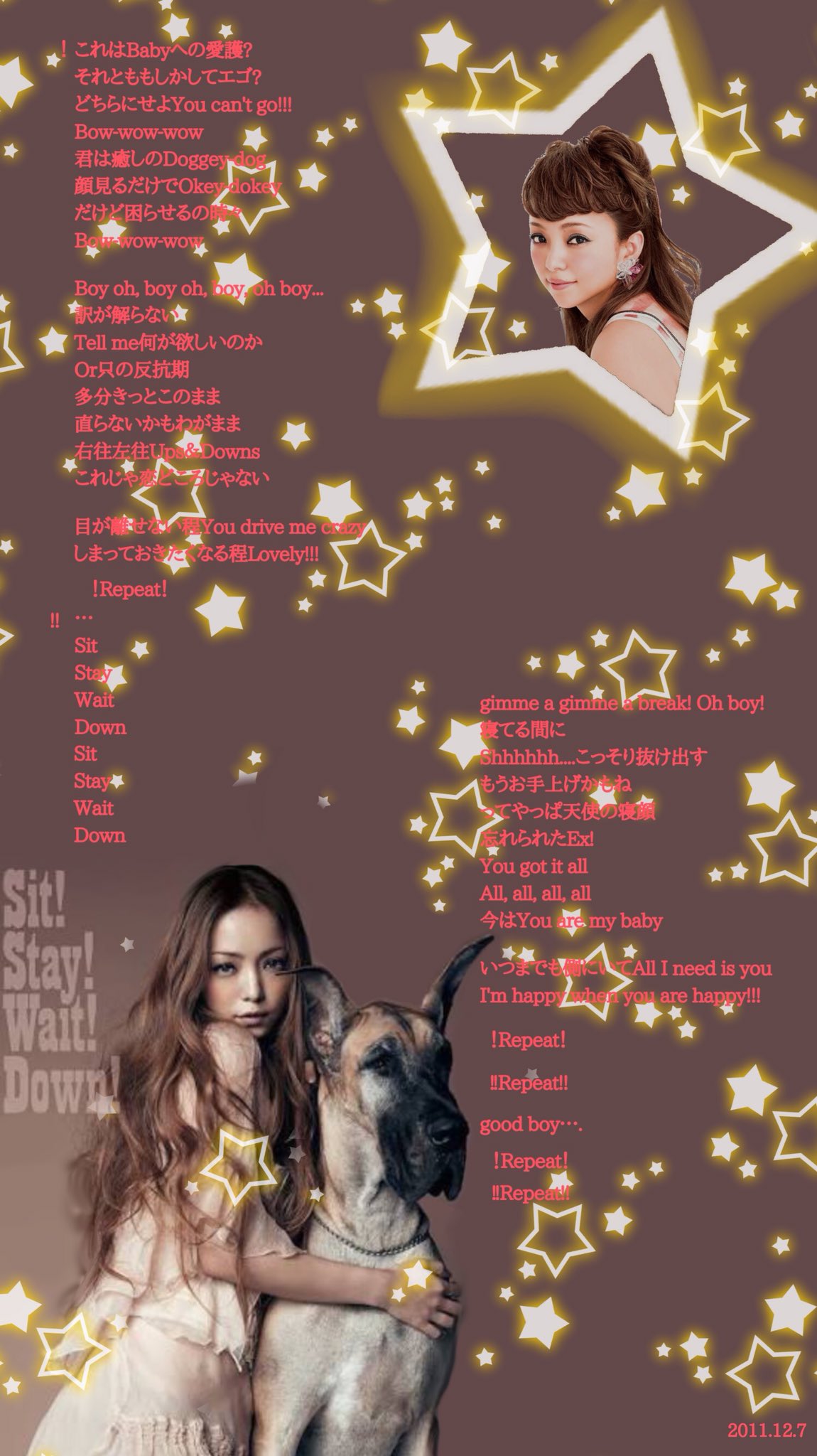 ゆぅチャン Na Twitteru What S Today Movie Sit Stay Wait Down Love Story Higher Arigatou Thank The World For Love Gift Song For 11 一気に作って疲れた 明日も仕事頑張ります 安室奈美恵 歌詞画 T Co Nmpcdtyynz ゆぅチャン Na Twitteru What S Today Movie Sit Stay Wait Down Love Story Higher Arigatou Thank The World For Love Gift Song For 11 一気に作って疲れた 明日も仕事頑張ります 安室奈美恵 歌詞画 T Co Nmpcdtyynz