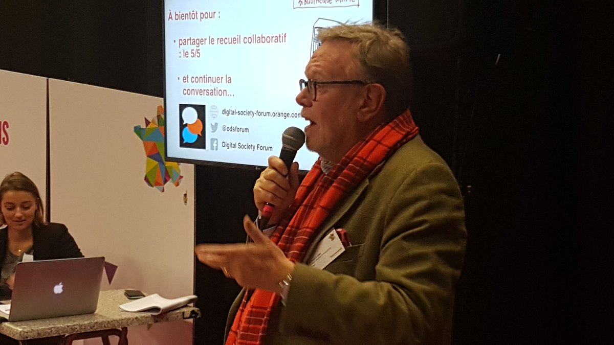 ODSForum's tweet photo. Plus nous rentrons dans un monde binaire fait de 0 et 1, plus nous sommes dans la complexité @Patrice_Carre cc @EssecChairMorin #DSFcitoyen #FDI2017 https://t.co/Zz5WLPhwca