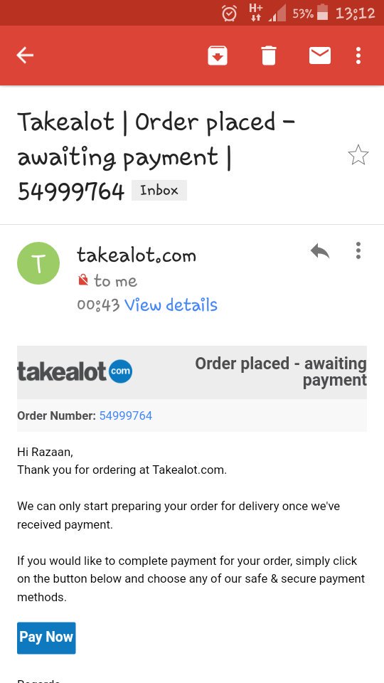 Life_Of_ZAAN's tweet photo. @TAKEALOT  https://t.co/KOBjhRu3hi