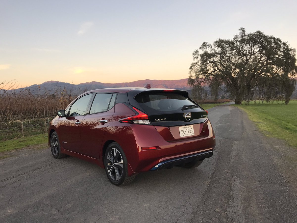 jillciminillo's tweet photo. Time spent with the @NissanUSA #2018LEAF yesterday. Shots taken with @trefethenfamily as the backdrop. Questions? https://t.co/NbRMUBQjKU