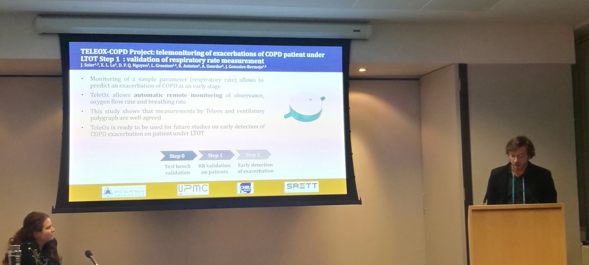 #BTSWM2017 <a href="/SRETT_SAS/">SRETT</a> 
TeleOx #COPD#Telemonitoring  of Patient under #LTOT with patient #Respiratory rate
@Julien Soler, @Loc Le Xuan