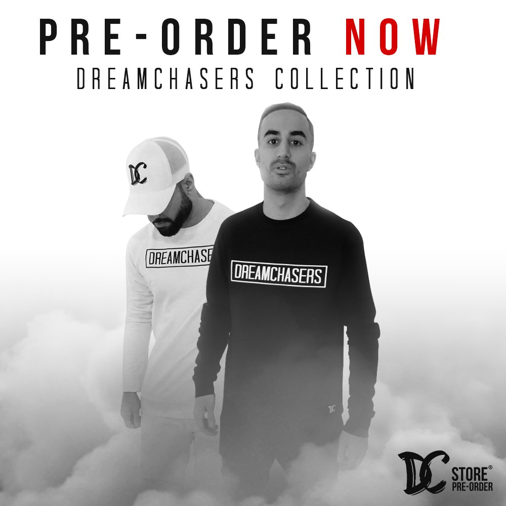 We just launched our webshop! The new dreamchasers sweatshirt collection is finally available for pre-order! 🔥🔥
Follow the link and make your pre-order today to join the priority queue. You'll also receive an alert as soon as the limited edition will be released! 🏆 LINK IN BIO
