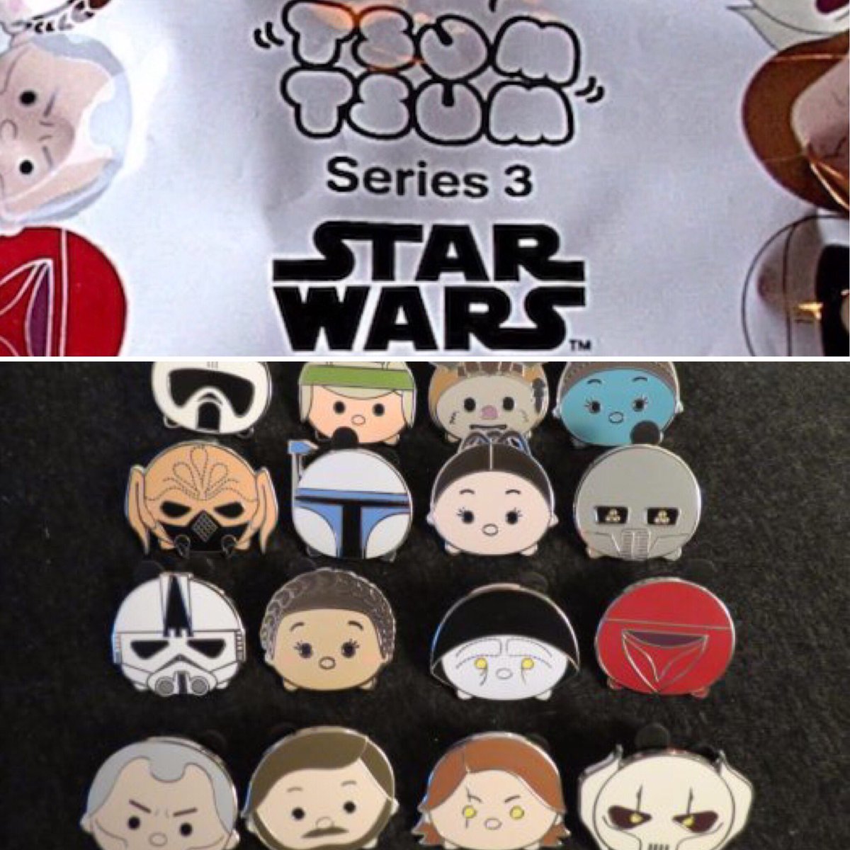 disney star wars tsum tsum pins