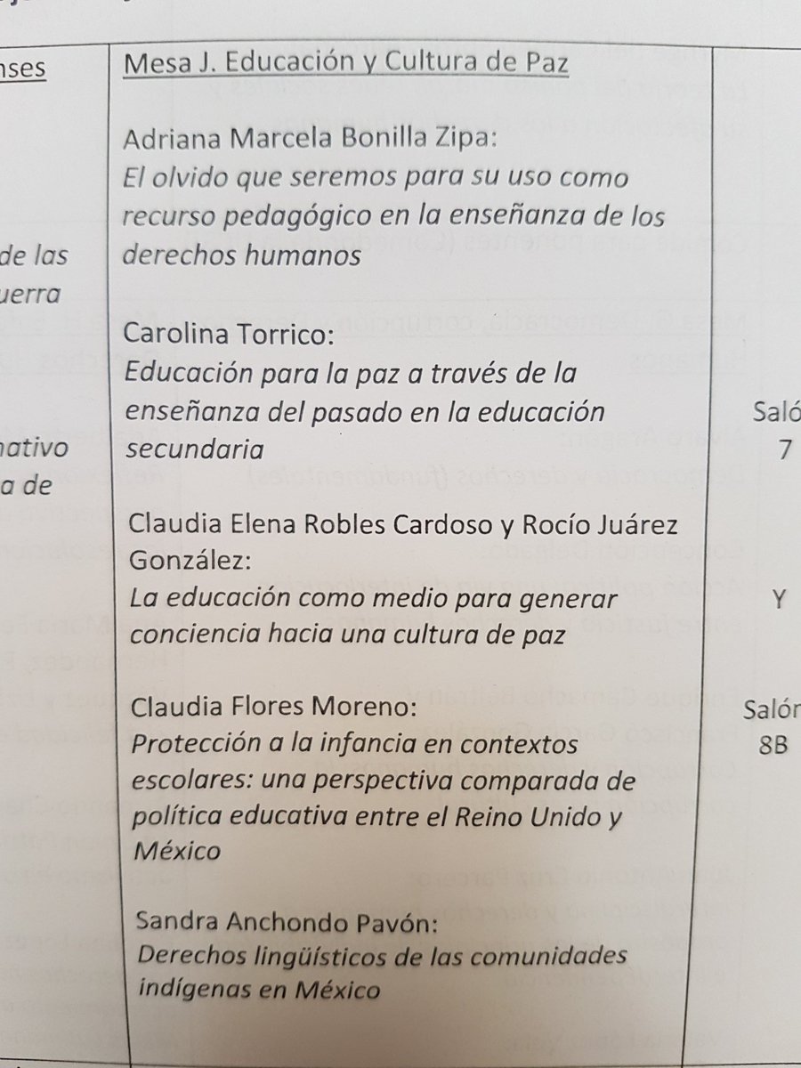 RED_UDH's tweet photo. Seguimos en @U_ElClaustro con el #CongresoRedudh2017 Iniciamos con las mesas de los ejes temáticos "Criminalística y estudios forenses aplicados a #DDHH" y "Educación y Cultura de Paz" https://t.co/1WHODN7ih2