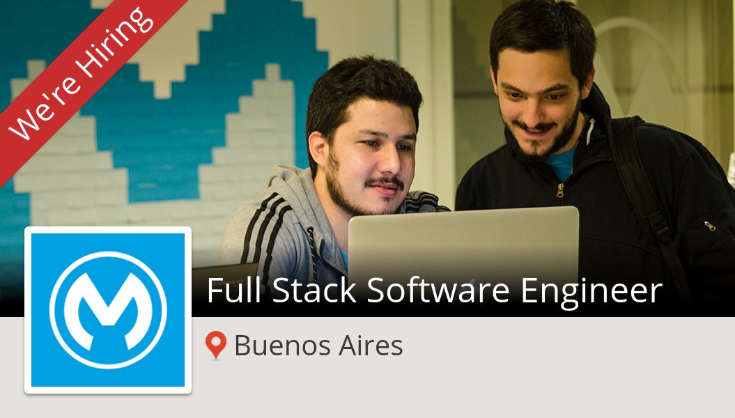 mcocaro's tweet photo. Full Stack #Software #Engineer needed in #BuenosAires, apply now at #MuleSoft! #job https://t.co/HnZX0AJ0AE https://t.co/c1Gf5zlIBO