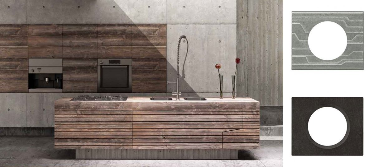 Legrand's tweet photo. Cuisine industrielle : la puissance et l’harmonie des matières « brutes » https://t.co/7ODL0PAr03 #Legrand #tendance #architecture #industrielle #design #celiane https://t.co/G1UIrJ1wMd