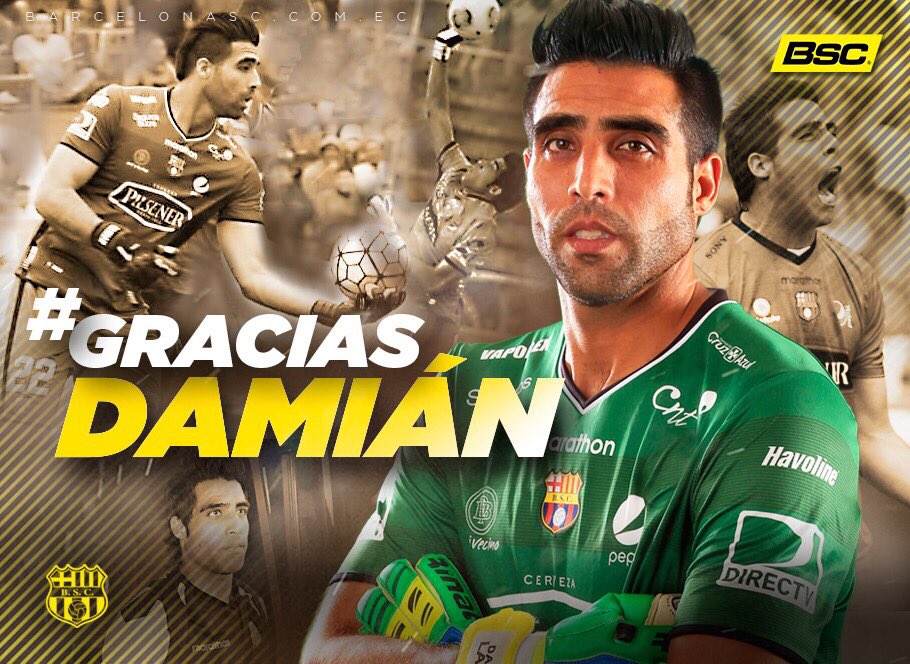 BarcelonaSC's tweet photo. #GraciasDamian https://t.co/QDfcOovCHk