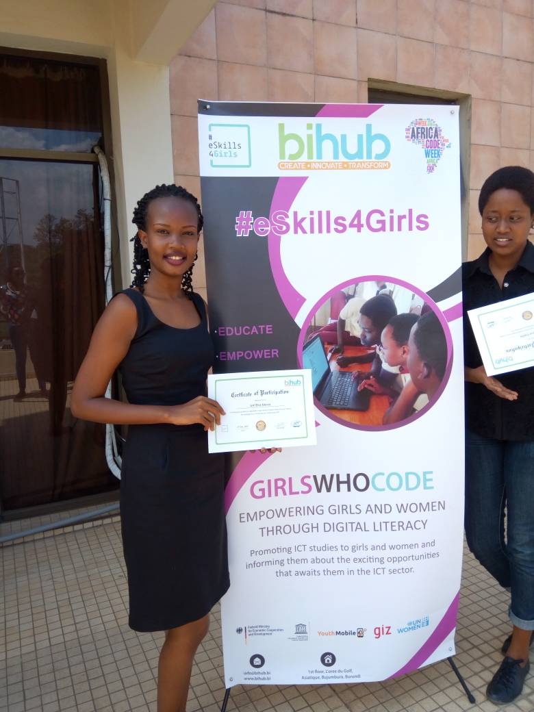BIHUB3's tweet photo. About yesterday: Celebrating these women who finished an intensive 7days of Web design for social change training.  Empowered women make nations strong.#eSkills4Girls https://t.co/RL0dYV8Bxy