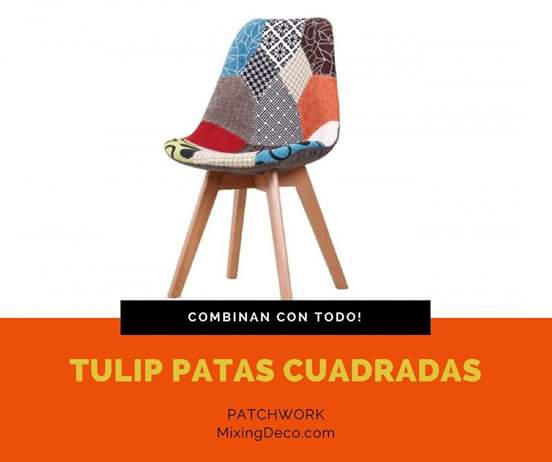 MixingDeco's tweet photo. Estrena para estas #fiestas!!!
Vesti tu #casa con mucho #color y #luz
#Inaugura el #nuevo #año con estas #sillas #tulip #patcwork con patas de madera cuadrada, son bellisimas, te las #recomendamos.
Combinan con TODO!!
#Novedades ==> https://t.co/6RGZiOrVIN https://t.co/4G4GcKWqyO
