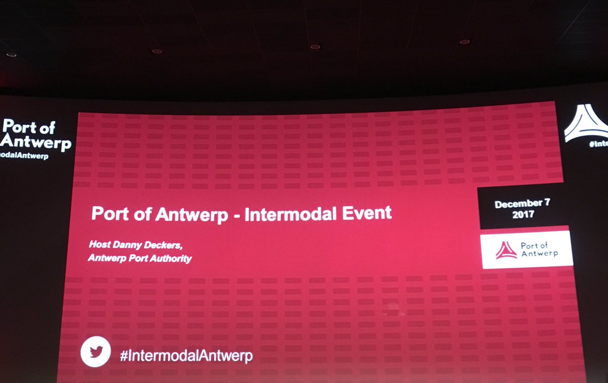 ✔️400 guests, ✔️9 nationalities present #IntermodalAntwerp