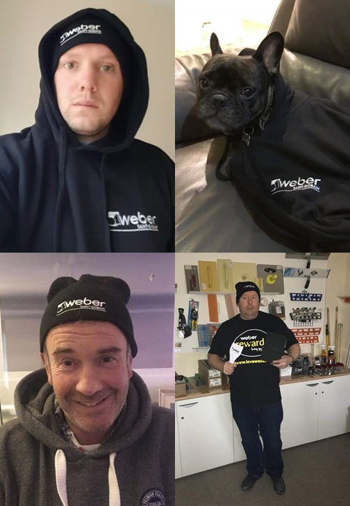SGWeberUK's tweet photo. Braving the winter weather are another fine array of Weber Beanie Selfies! #WinterWorking #RenderReady #FrenchBullDog https://t.co/reOEBVeXKv https://t.co/RQp2wUxGWN