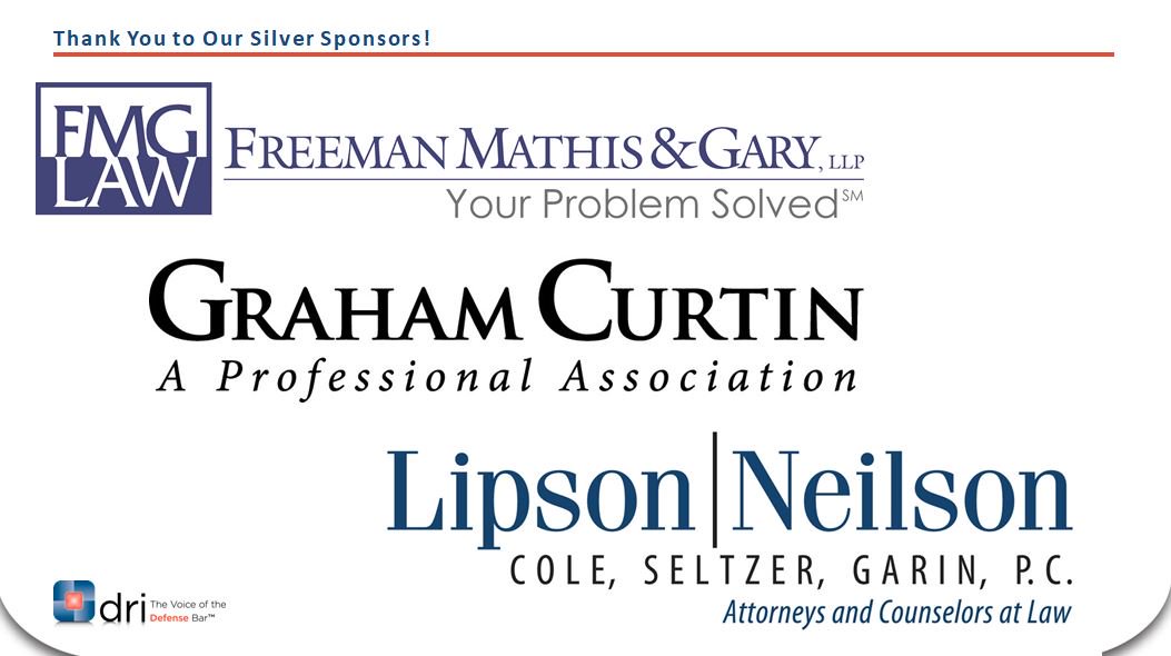 DRICommunity's tweet photo. Many thanks to our generous #DRIProfLiability Silver Sponsors! https://t.co/8WRI0KFTWh