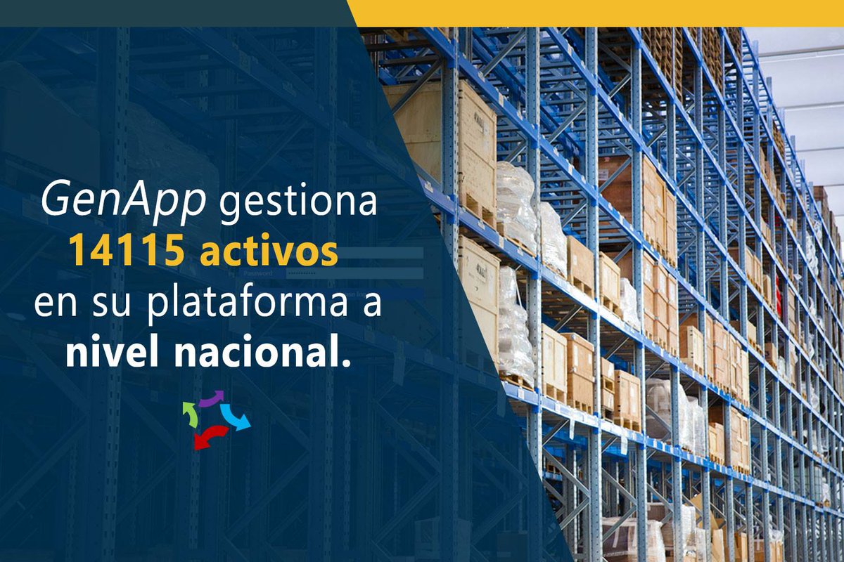 GenApp_ec's tweet photo. GenApp gestiona 14.115 activos en su plataforma en todo el Ecuador :) los números van aumentando y cada vez son más las empresas que nos prefieren #ControlDeActivos #ControlDeInventario #GenApp https://t.co/yCCKMaKEzV