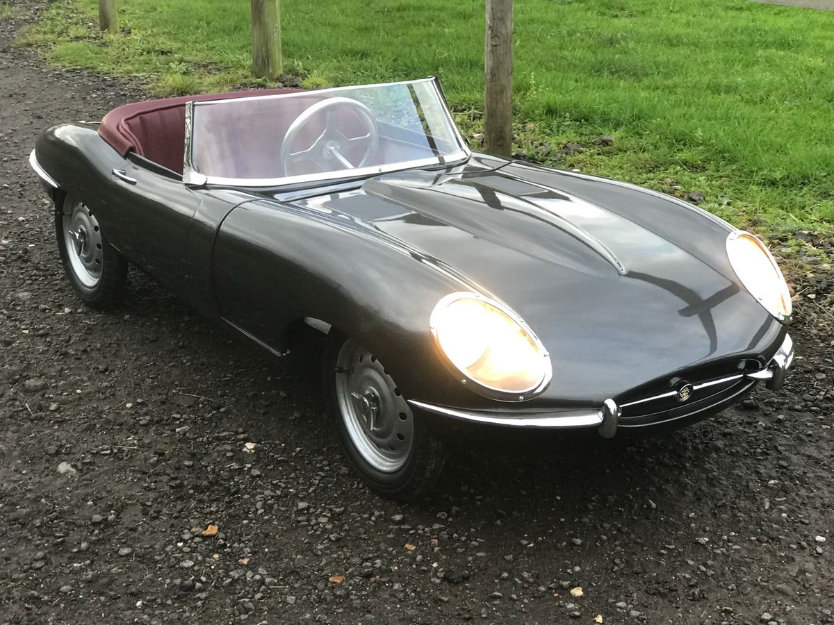 HomeAlchemy's tweet photo. We have worked with a local junior car builder to produce a collection for a US client - first is is a Jaguar E Type roadster - 50cc engine, working lights, gunmetal grey with red leather interior. If you have a project please get in touch. #juniorcars #totrod #automobilia #cars https://t.co/B6CNPJWYWu