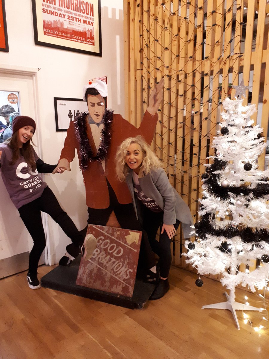 FThursdays's tweet photo. "It'll be lonely this Christmas..." #ftb17 #firstthursdaysbelfast https://t.co/h9HoLLPYDH