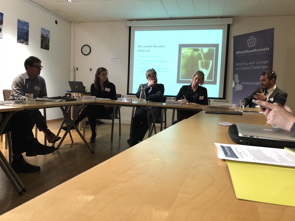 Discussing the relevance of environmental archaeology to policy and development with reps of European Commission and Oxfam <a href="/aarea2014/">AAREA Project</a> Brussels policy briefing