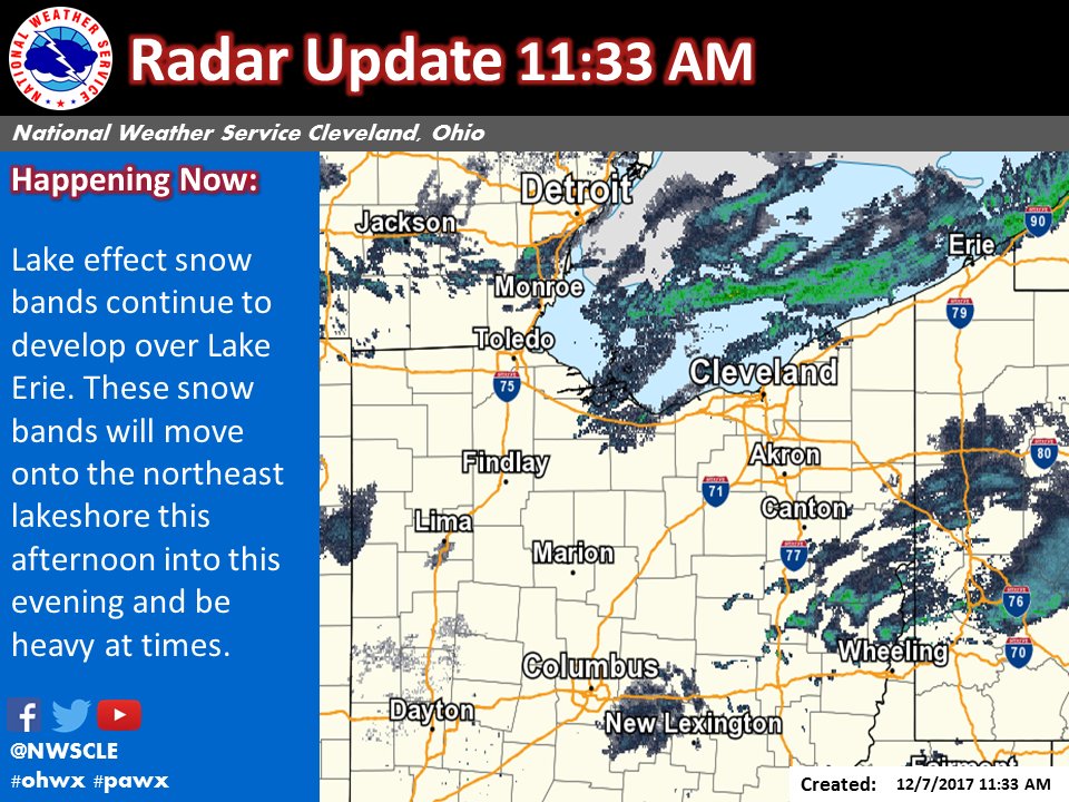 Nws Cleveland On Twitter A Winter Weather Advisory For Lake