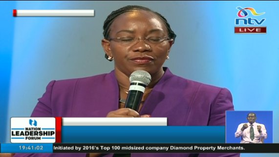 ntvkenya's tweet image. CS Sicily Karuki:  The gender agenda is not an issue of dilemma. It is an issue that is engraved in the Kenyan constitution. It is not an issue of the girl-child vs the boy-child  #NMGLeadershipForum