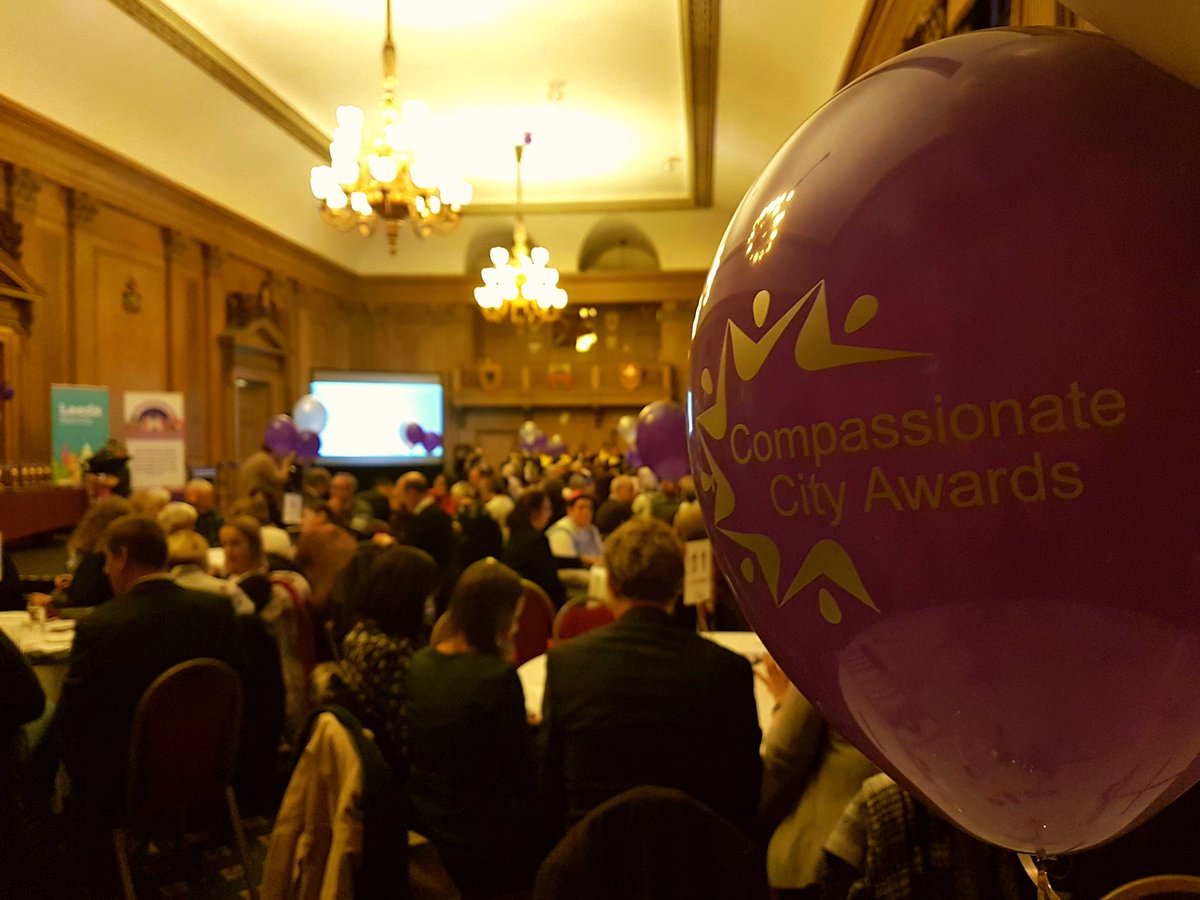 This afternoon we're celebrating the pillars of our community here in Leeds. It's the first ever #CompassionateCityAwards