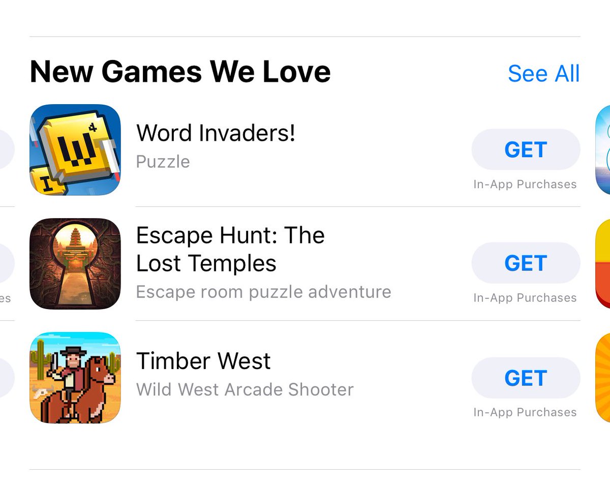neonplay's tweet image. We're delighted to say @escapehuntapp is featured as one of @AppStoreGames New Games We Love! 🙌 
See what the fuss is about for yourself 👉 itunes.apple.com/au/app/escape-…