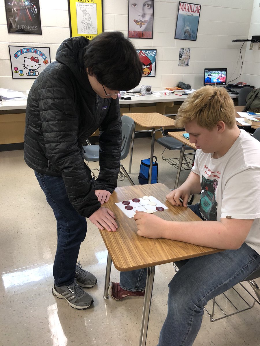 DocLucido's tweet photo. Latin Club playing 3 mans and 9 mans war. #TakeLatin @TuscaroraHS @meminimefieri https://t.co/0u0hU8Y0DM