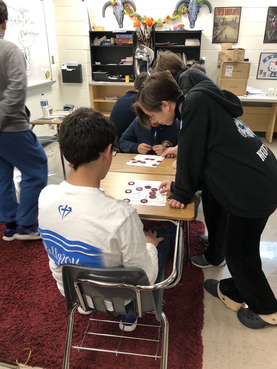 DocLucido's tweet photo. Latin Club playing 3 mans and 9 mans war. #TakeLatin @TuscaroraHS @meminimefieri https://t.co/0u0hU8Y0DM