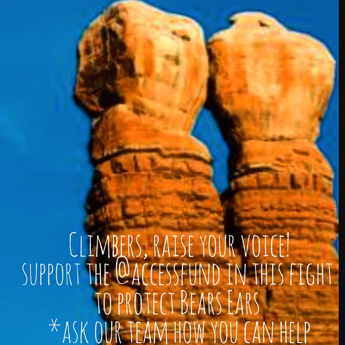 We stand together and fight together! #together #BearsEars #BearsEarsNationalMonument #climbersunited #ProtectOurLand