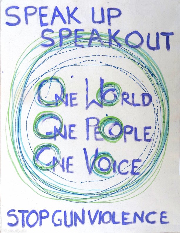 VisioningBV's tweet photo. Please, speak out against #hatred and #bigotry. We really are all connected and our actions, or lack there of, will affect the rest of the world. #VisionQuilt https://t.co/PJWTEAPtr4